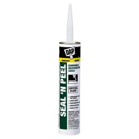 Dap 10.1oz. Seal N Peel Removable Weatherstrip Caulk DA310507